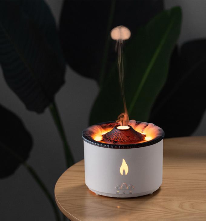 최신 럭셔리 화산 불꽃 향유 확산기 오일 향유 360 분산기 초음파 향기 기계 3d 불꽃 향유 확산기 8