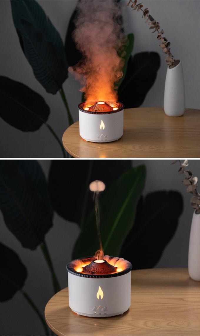 최신 럭셔리 화산 불꽃 향유 확산기 오일 향유 360 분산기 초음파 향기 기계 3d 불꽃 향유 확산기 13