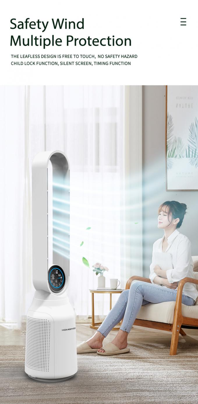 홈피시 Luftreiniger 블레이드리스 정화 팬 OEM와 가정용 공기 정화기 10