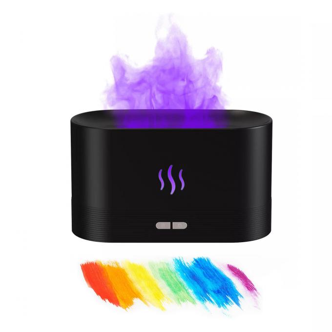 RGB 라이트 색상 변경 USB 플레임 습기장 LED 에센셜 오일 불 플레임 스마트 아로마 디퓨저 침실 홈 오피스 0