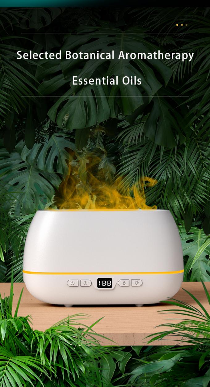 2023 새 디자인 초음파 불꽃 확산기 200ml RGB 라이트 불꽃 수습기 원격 제어 장치로 가정용 향기 확산기 7