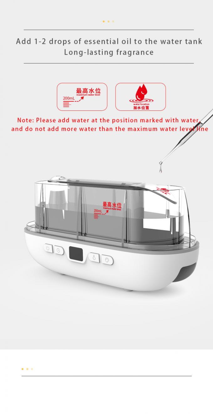 2023 새 디자인 초음파 불꽃 확산기 200ml RGB 라이트 불꽃 수습기 원격 제어 장치로 가정용 향기 확산기 10