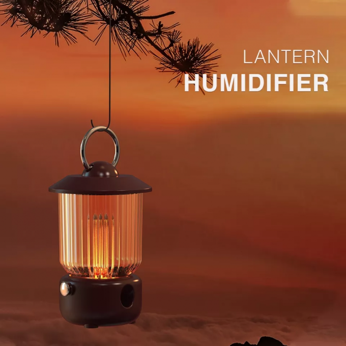 HOMEFISH 탁상 배터리 작동 USB 공기 습기 260ml 0