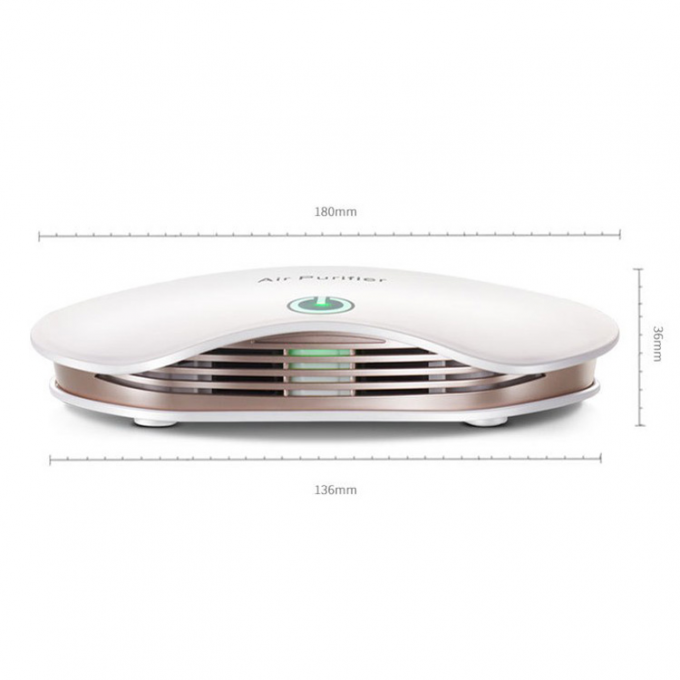 HOMEFISH USB 가동 스마트 자동차 공기 정화기 181x130x36mm 10