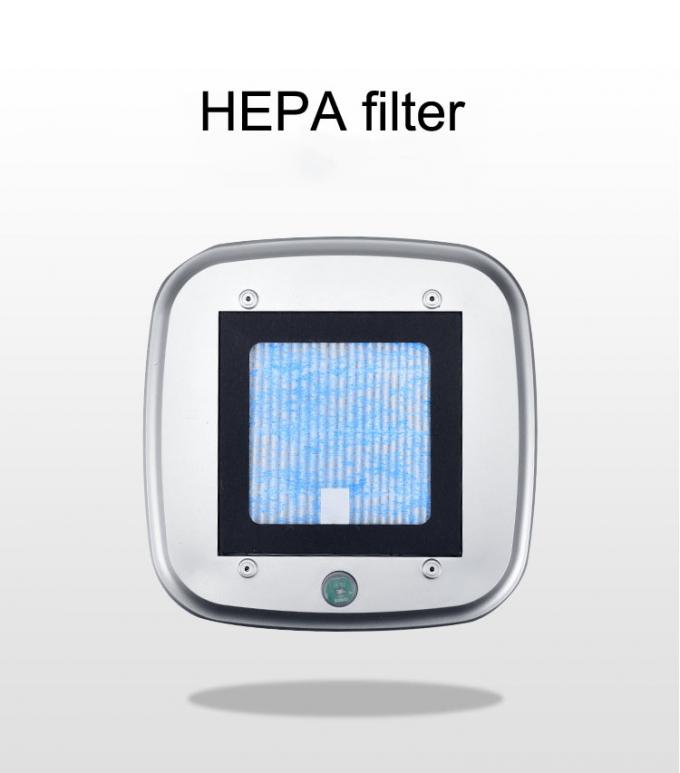 HOMEFISH ABS 헤파 필터 자동차 공기 정화기 DC5V LED 조명 3