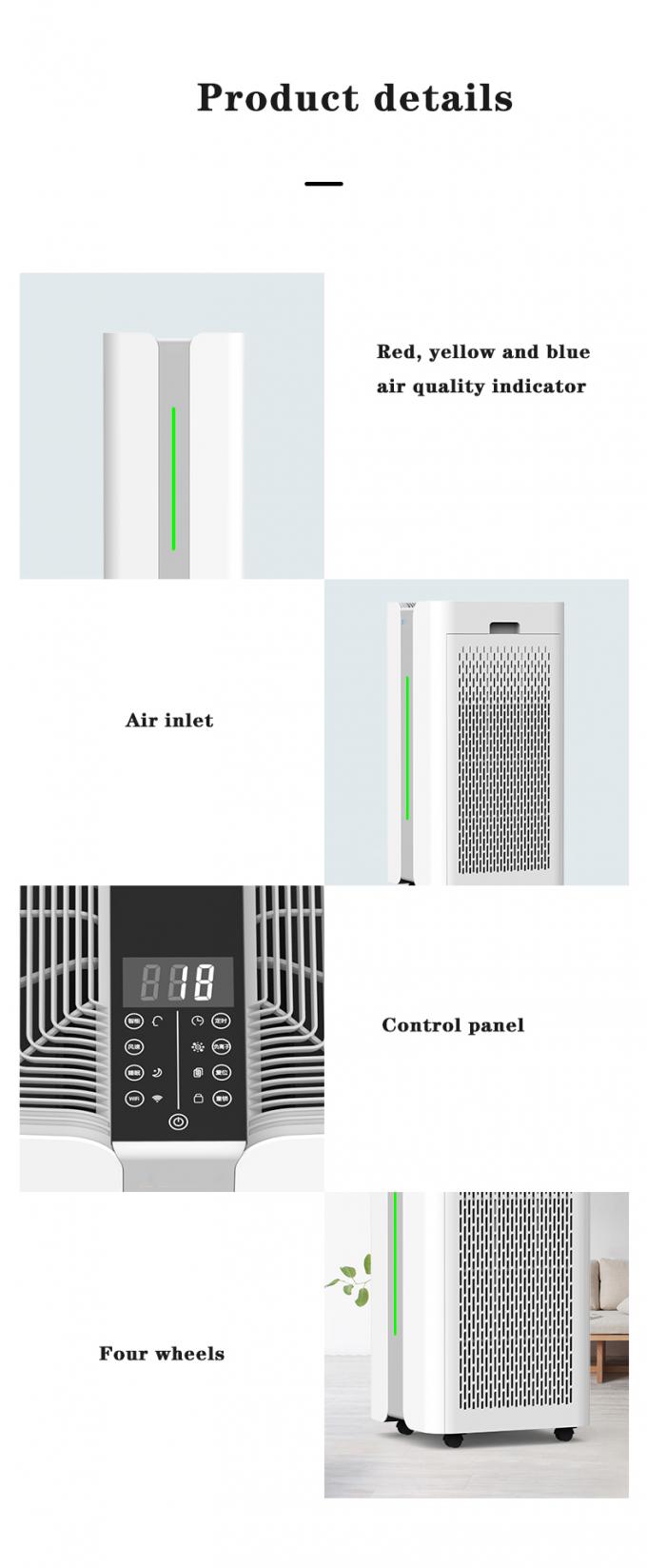 HOMEFISH 헤파 필터 오피스 공간에 대한 상업용 공기 정화기 OEM ODM 8