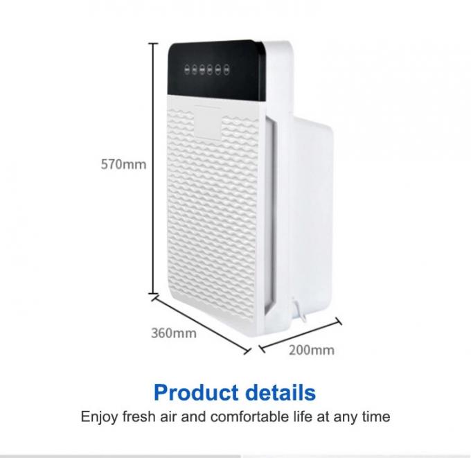 HOMEFISH 음이온 자외선 공기 정화기 50HZ HEPA 필터 4