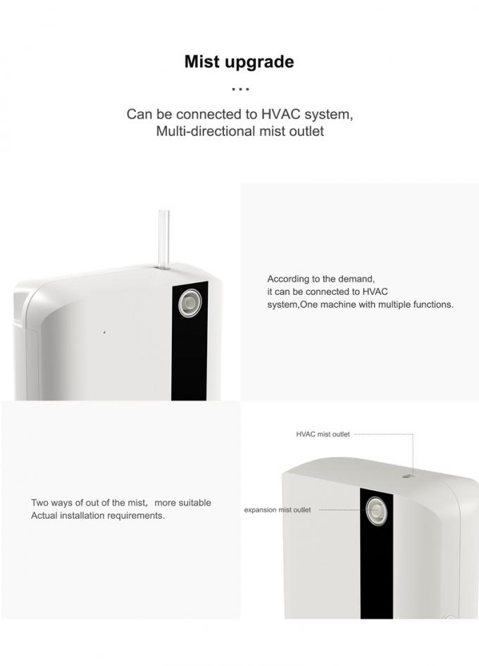 HOMEFISH 500ml 스마트 향기 공기 기기 HVAC 오일 디퓨저 DC 12V 3