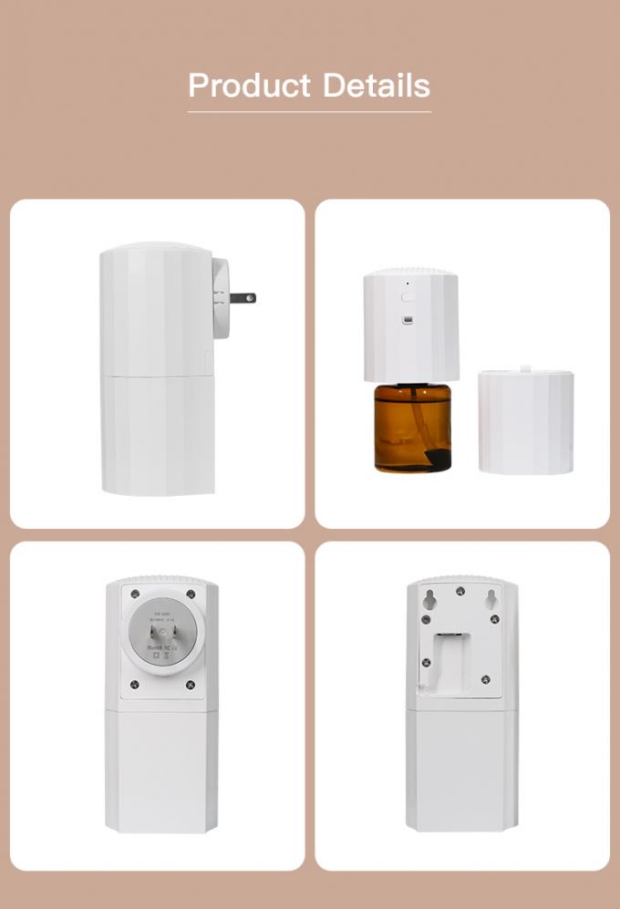 HOMEFISH 130ml 벽 무수수 향기 확산기 110V-240V 4