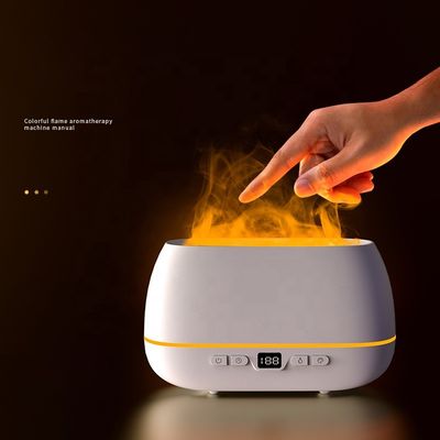 좋은 가격 2023 새 디자인 초음파 불꽃 확산기 200ml RGB 라이트 불꽃 수습기 원격 제어 장치로 가정용 향기 확산기 온라인으로