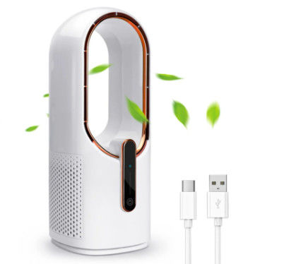 좋은 가격 HOMEFISH 잎 없는 팬 룸 습기장 USB 재충전 가능한 공기 냉각기 3 기어 온라인으로