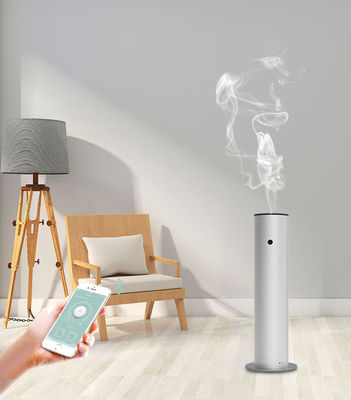 좋은 가격 HOMEFISH 냉정 원자화 순수 기름 향기 기계 500ML 바닥에 장착 된 향기 확산기 WIFI 호텔 로비용 향기 확산기 온라인으로