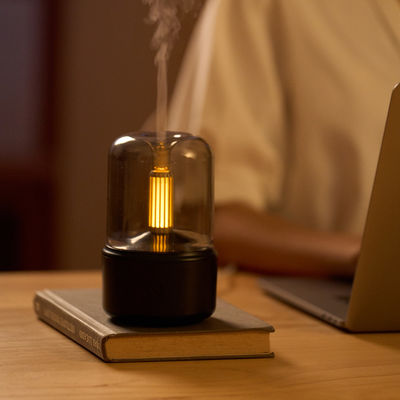 좋은 가격 USB 크리에이티브 캔들 라이트 아로마틱 디퓨저 및 습기장 전원 고장 보호 온라인으로