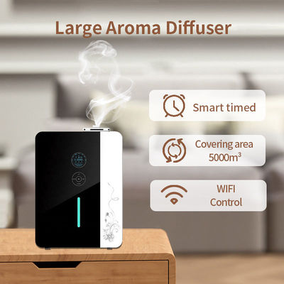 좋은 가격 스마트 강력한 HVAC 시스템 향수 확산기 8000CBM 큰 방 오일 레벨 디스플레이 WIFI 앱 금속 확산기 향기 공기 기계 온라인으로