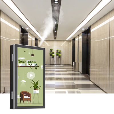 좋은 가격 HOMEFISH 500ml 향수 확산기 와이파이 블루투스 앱 제어 광고 비디오 재생과 함께 벽에 장착 된 상업용 향수 확산기 온라인으로